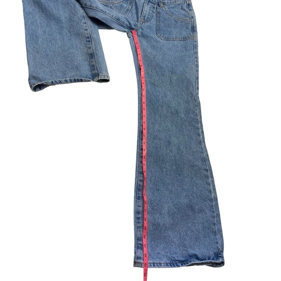 John Galt X Yellow Rat Bastard Wide Leg Flare Bootcut Jean Brandy Melville - Picture 14 of 16